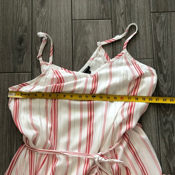 Torrid|White & red nautical striped tiered ruffle maxi dress, sleeveless•••1X - Picture 10 of 12